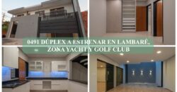 0491 DÚPLEX EN LAMBARÉ, ZONA YACHT Y GOLF CLUB
