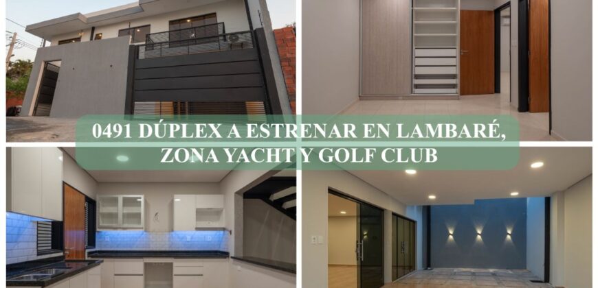 0491 DÚPLEX EN LAMBARÉ, ZONA YACHT Y GOLF CLUB