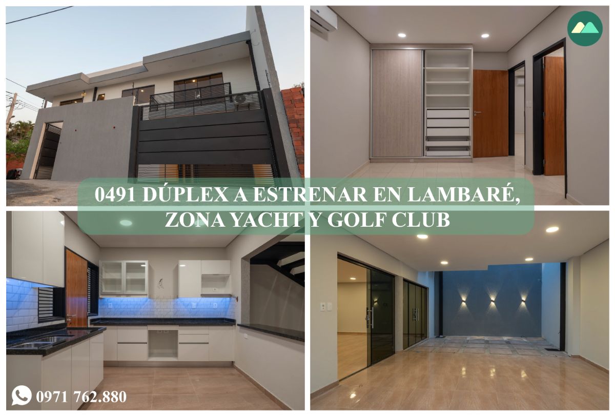 0491 DÚPLEX EN LAMBARÉ, ZONA YACHT Y GOLF CLUB