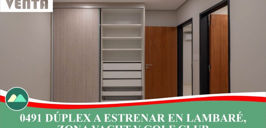 0491 DÚPLEX EN LAMBARÉ, ZONA YACHT Y GOLF CLUB