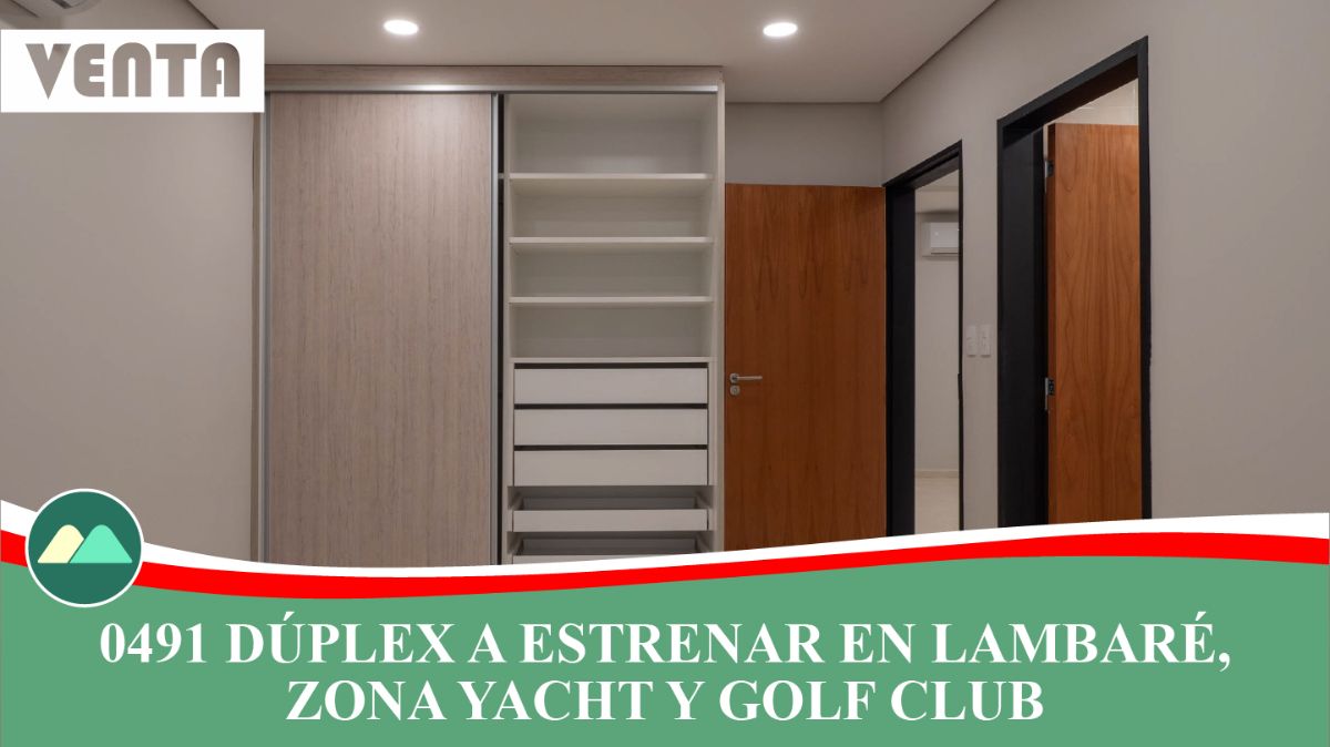 0491 DÚPLEX EN LAMBARÉ, ZONA YACHT Y GOLF CLUB