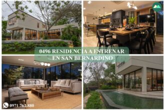 0496 RESIDENCIA A ESTRENAR EN SAN BERNARDINO, ZONA AVDA. GUILLERMO NAUMANN 