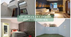 0497 DÚPLEX EN LAMBARÉ, ZONA COLEGIO SEK