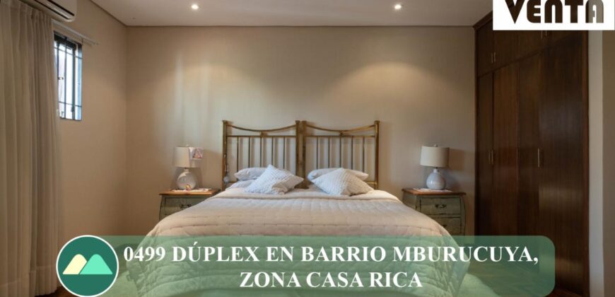 0499 DÚPLEX EN BARRIO MBURUCUYA, ZONA CASA RICA