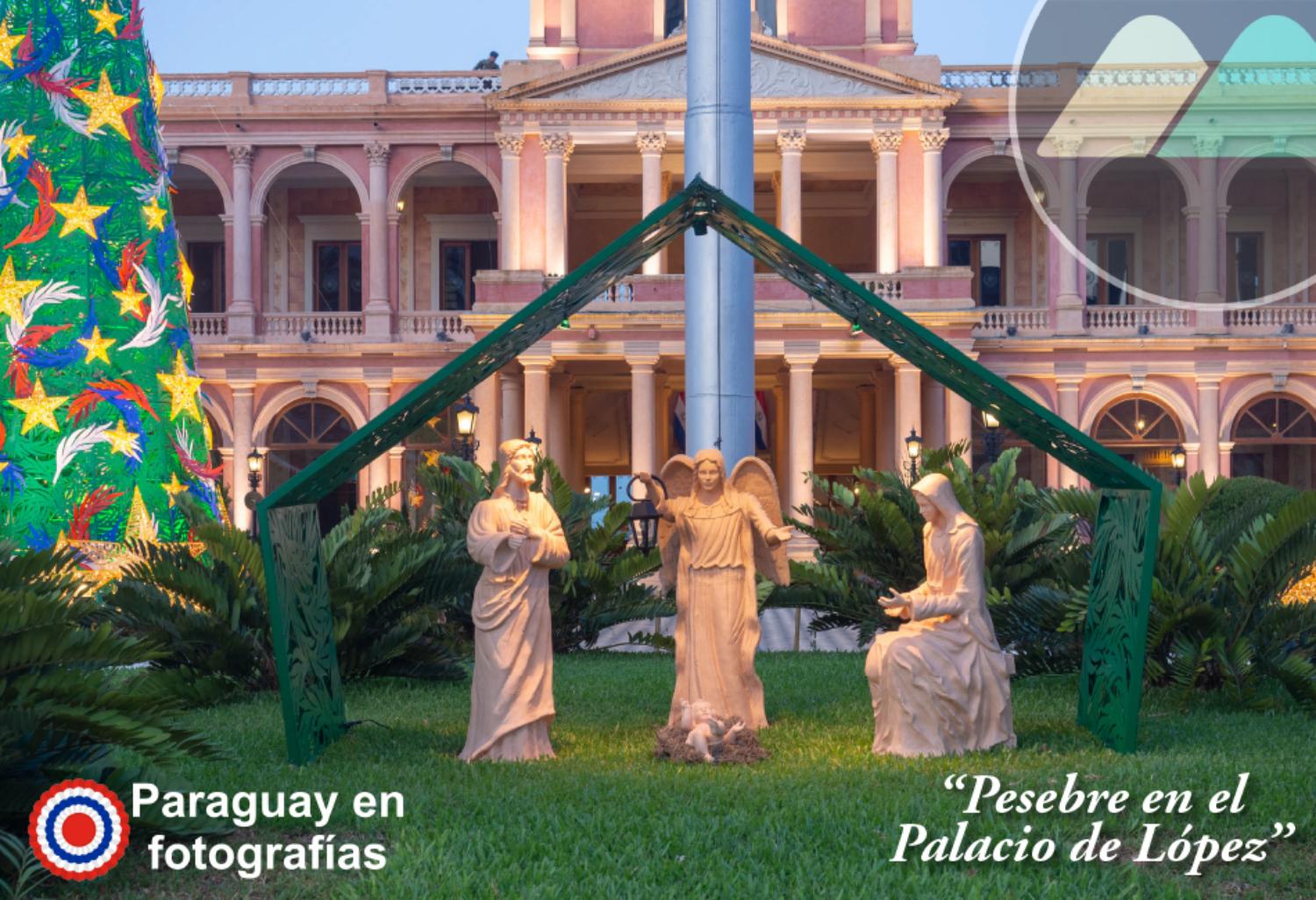 PARAGUAY EN FOTOGRAFÍAS, PESEBRE EN EL PALACIO DE LÓPEZ