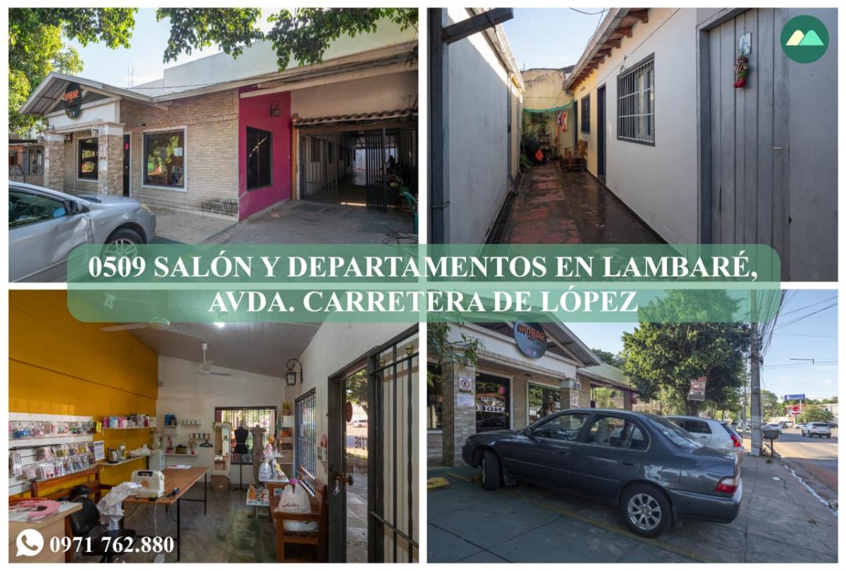 0509 SALÓN Y DEPARTAMENTOS EN LAMBARÉ, BARRIO MBACHIO