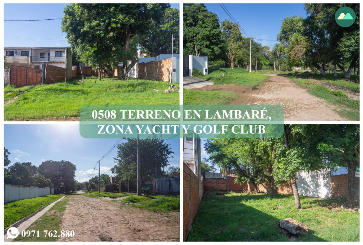 0508 TERRENO EN LAMBARÉ, ZONA YACHT Y GOLF CLUB