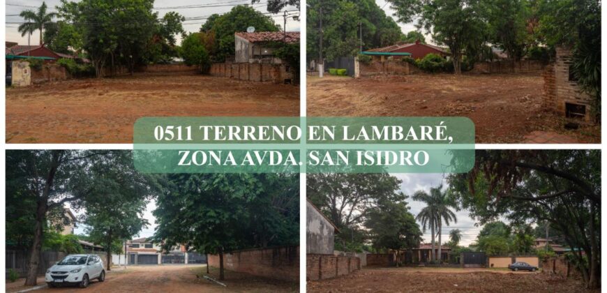 0511 TERRENO EN LAMBARÉ, ZONA AVDA. SAN ISIDRO
