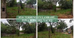 0510 TERRENO EN LAMBARÉ, Bo. MBACHIO