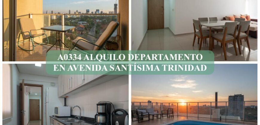 A0334 ALQUILO DEPARTAMENTO EN AVDA. SANTÍSIMA TRINIDAD