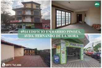 0514 EDIFICIO EN ESQUINA, BARRIO PINOZÁ