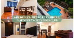 0090 DEPARTAMENTO EN LAMBARÉ, PASEO DEL YACHT Y GOLF CLUB