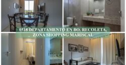 0518 DEPARTAMENTO EN Bo. RECOLETA, ZONA SHOPPING MARISCAL