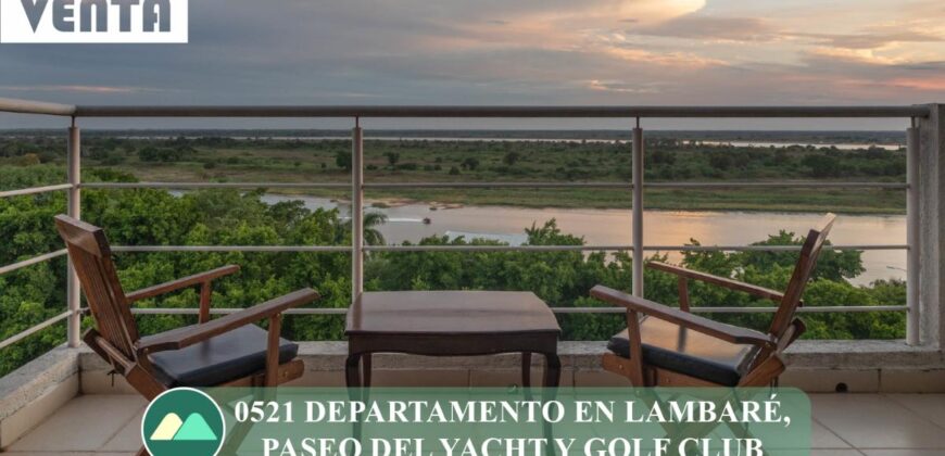 0521 DEPARTAMENTO EN LAMBARÉ, PASEO DEL YACHT Y GOLF CLUB