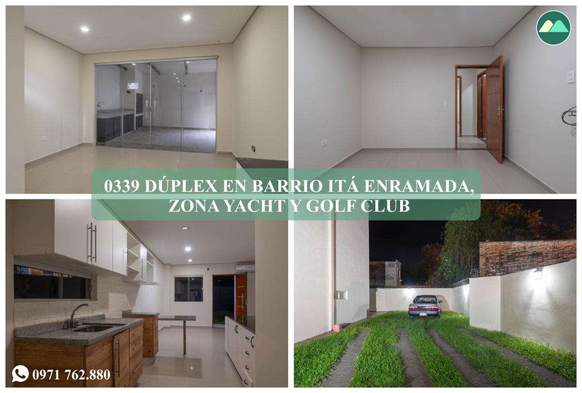 0339 DÚPLEX EN BARRIO ITÁ ENRAMADA, ZONA YACHT Y GOLF CLUB