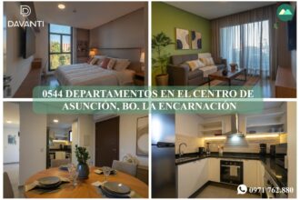 0544 DEPARTAMENTO EN EL CENTRO DE ASUNCIÓN, BARRIO LA ENCARNACIÓN