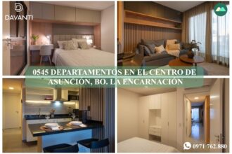 0545 DEPARTAMENTO EN EL CENTRO DE ASUNCIÓN, Bo. LA ENCARNACIÓN