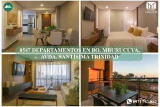 0547 DEPARTAMENTO EN BARRIO MBURUCUYA, AVDA. SANTÍSIMA TRINIDAD