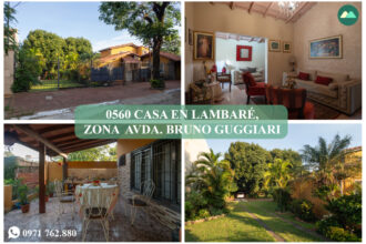 CASA EN LAMBARÉ, ZONA AVDA. BRUNO GUGGIARI