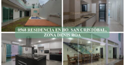 0568 RESIDENCIA EN BARRIO SAN CRISTÓBAL, ZONA DENIS ROA