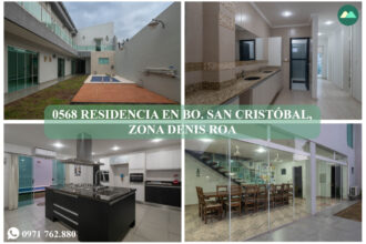 0568 RESIDENCIA EN BARRIO SAN CRISTÓBAL, ZONA DENIS ROA