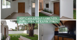 0257 CASA EN SAN LORENZO, ZONA AVDA. DE LA VICTORIA
