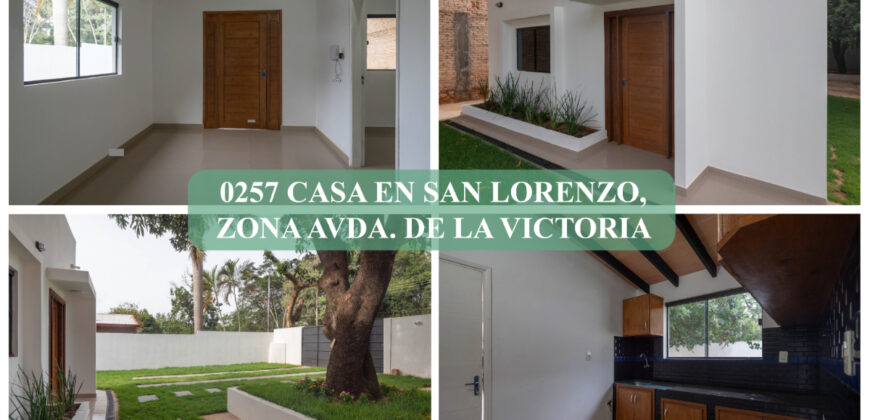 0257 CASA EN SAN LORENZO, ZONA AVDA. DE LA VICTORIA