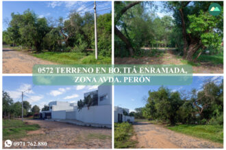 0572 TERRENO EN BARRIO ITÁ ENRAMADA, ZONA AVDA. PERÓN