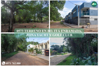 0573 TERRENO EN BARRIO ITÁ ENRAMADA, ZONA YACHT Y GOLF CLUB