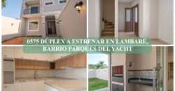 0575 DÚPLEX A ESTRENAR EN LAMBARÉ, BARRIO PARQUES DEL YACHT