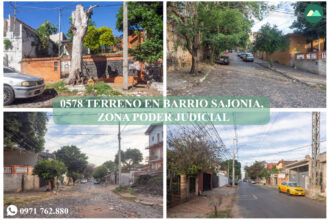 0578 TERRENO EN BARRIO SAJONIA, ZONA PALACIO DE JUSTICIA