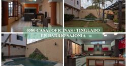 0580 CASA, OFICINA Y TINGLADO EN BARRIO SAJONIA