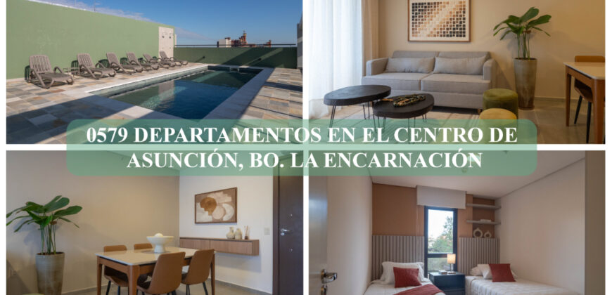 0579 DEPARTAMENTO EN EL CENTRO DE ASUNCIÓN, BARRIO LA ENCARNACIÓN