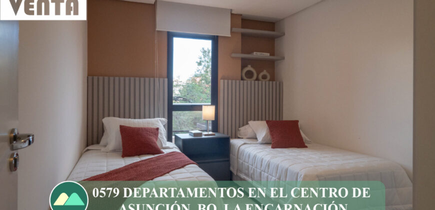 0579 DEPARTAMENTO EN EL CENTRO DE ASUNCIÓN, BARRIO LA ENCARNACIÓN