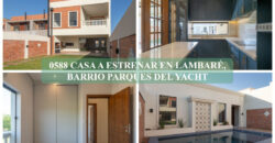 0588 CASA A ESTRENAR EN LAMBARÉ, BARRIO PARQUES DEL YACHT 0588 CASA A ESTRENAR EN LAMBARÉ, BARRIO PARQUES DEL YACHT