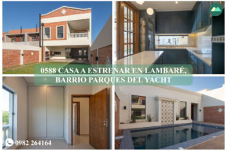 0588 CASA A ESTRENAR EN LAMBARÉ, BARRIO PARQUES DEL YACHT 0588 CASA A ESTRENAR EN LAMBARÉ, BARRIO PARQUES DEL YACHT