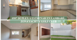 0587 DÚPLEX A ESTRENAR EN LAMBARÉ, ZONA YACHT Y GOLF CLUB