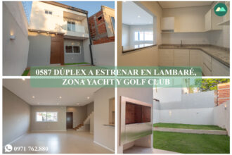 0587 DÚPLEX A ESTRENAR EN LAMBARÉ, ZONA YACHT Y GOLF CLUB