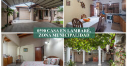 0590 CASA EN LAMBARÉ, ZONA MUNICIPALIDAD