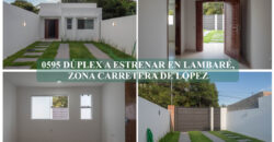 0595 DÚPLEX EN LAMBARÉ, BARRIO SAN ANTONIO