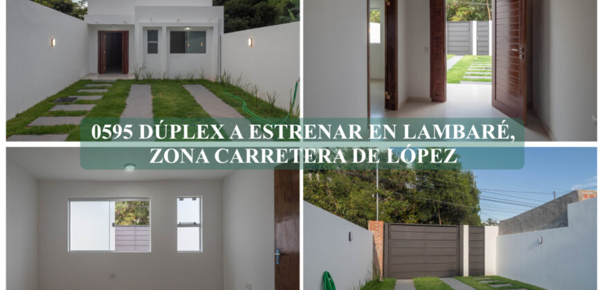 0595 DÚPLEX EN LAMBARÉ, BARRIO SAN ANTONIO