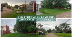 0594 TERRENO EN LAMBARÉ, BARRIO CAÑADA SAN MIGUEL