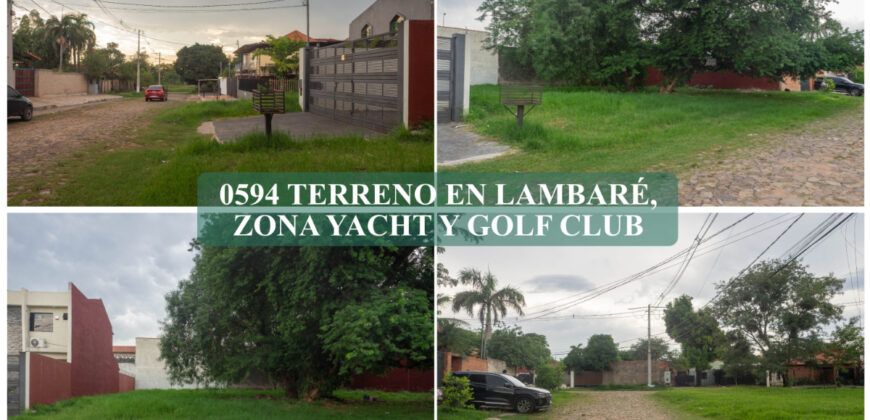 0594 TERRENO EN LAMBARÉ, BARRIO CAÑADA SAN MIGUEL
