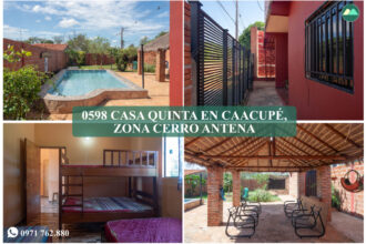 0598 CASA QUINTA EN CAACUPÉ, ZONA CERRO ANTENA