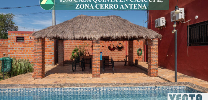0598 CASA QUINTA EN CAACUPÉ, ZONA CERRO ANTENA