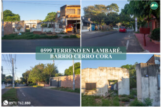 0599 TERRENO EN LAMBARÉ, BARRIO CERRO CORÁ