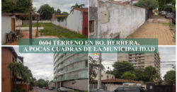 0604 TERRENO EN BARRIO HERRERA, A POCAS CUADRAS DE LA MUNICIPALIDAD
