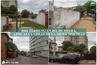 0604 TERRENO EN BARRIO HERRERA, A POCAS CUADRAS DE LA MUNICIPALIDAD