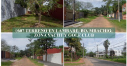 0607 TERRENO EN LAMBARÉ, ZONA YACHT Y GOLF CLUB